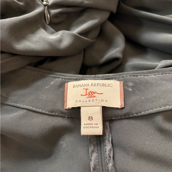 Banana Republic Issa black baby doll cocktail wrap dress - Picture 8 of 8